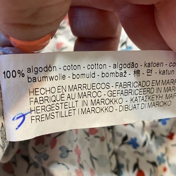 Zara Basics Floral One Shoulder Top - Picture 10 of 10